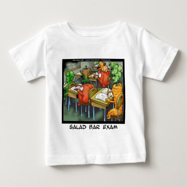 Salad Bar Exam Funny Baby T-Shirt (Front)