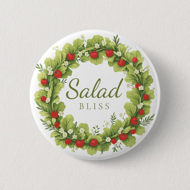 Salad Bliss Button (Front)