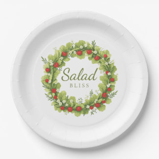 Salad Bliss Paper Plates
