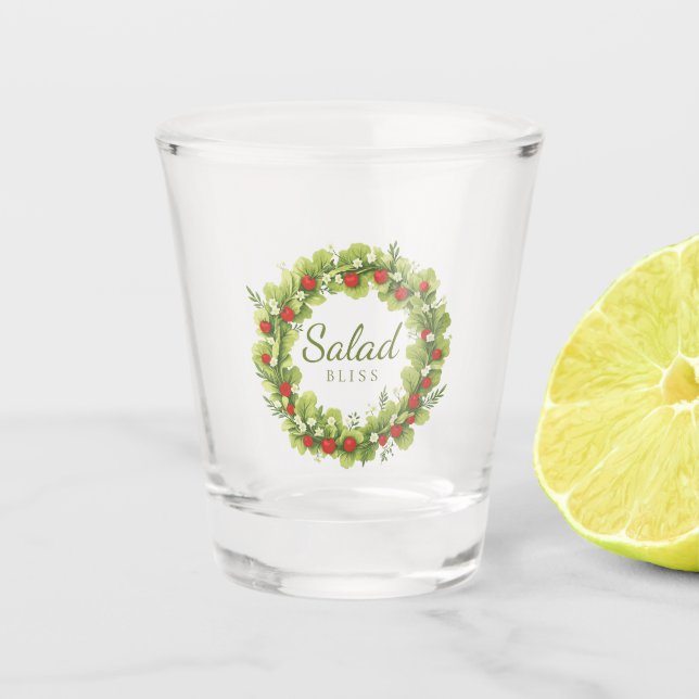 Salad Bliss Shot Glass (Front)