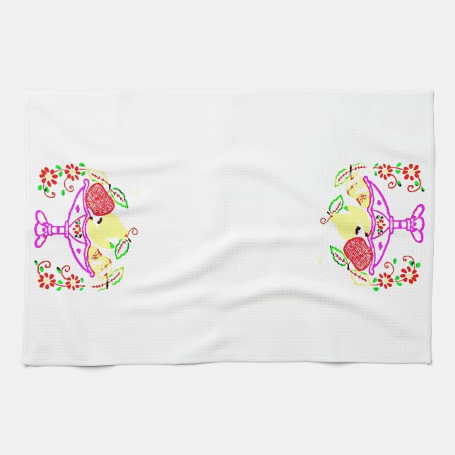 Salad Bowl Kitchen Towel (Horizontal)