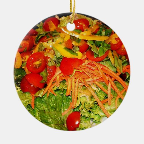 Salad Brite Ceramic Ornament