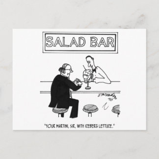 Salad Cartoon 4257 Postcard