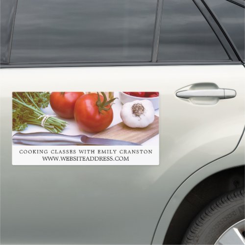 Salad Display Cooking Classes Advertising Car Magnet