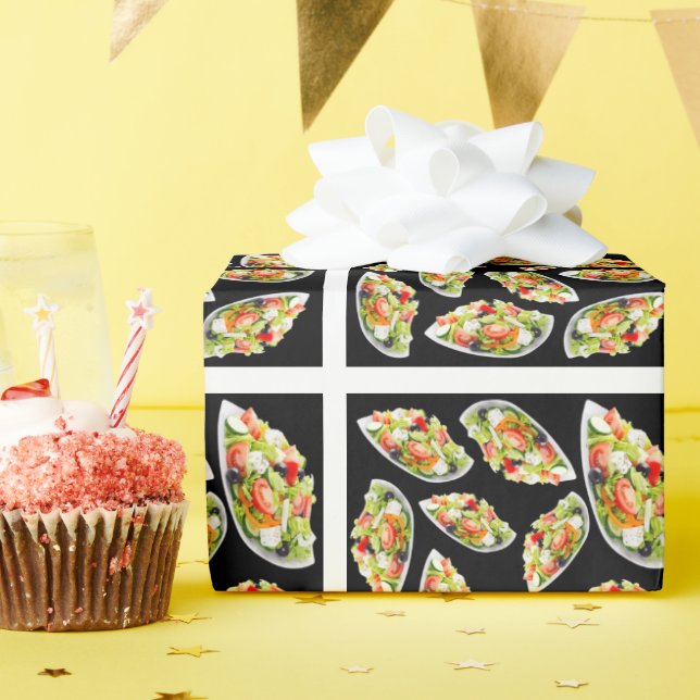 Salad mix pattern wrapping paper (Birthday Party)