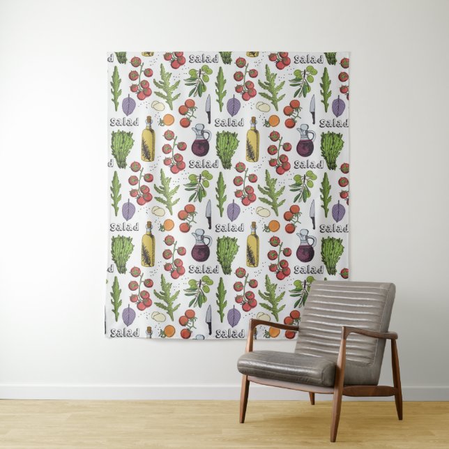 Salad Pattern tapestries (In Situ)