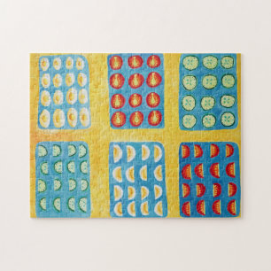 Salad Preparation Painting Jigsaw Puzzle