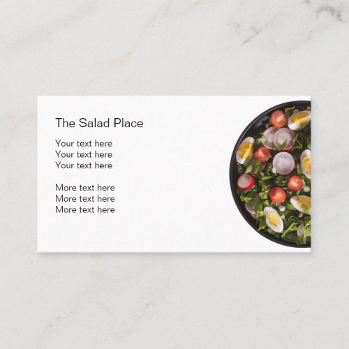 Salad Restaurant Business Cfard Business Card