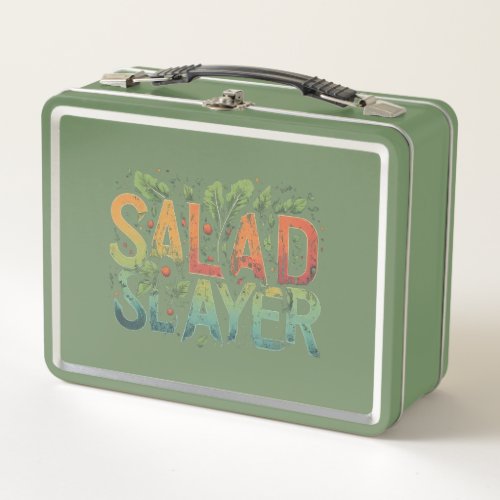 Salad Slayer Metal Lunch Box