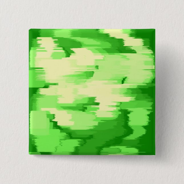 "Salad Spinner" Geometric Art Pinback Button (Front)