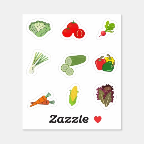 Salad Vegetable Stickers