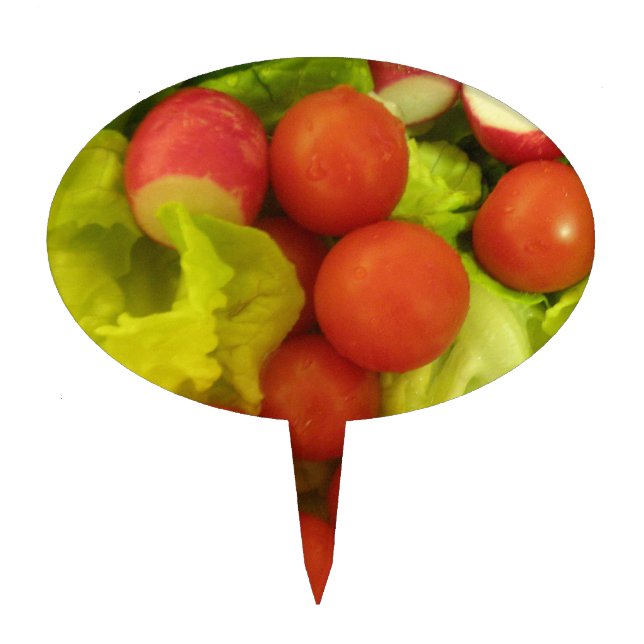 Salad Vegetables Cake Pick (Front)