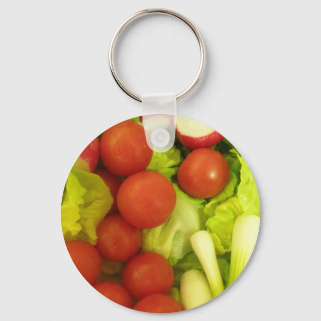 Salad Vegetables Keychain (Front)