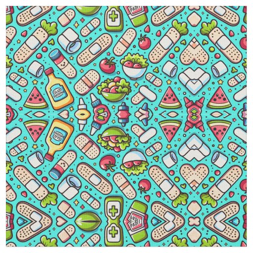 Salad Wound Dressing Fabric