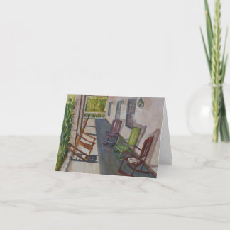 Salado Texas porch Greeting Card