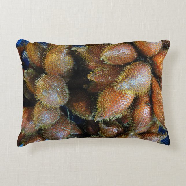 Salak [Snake Fruit] Accent Pillow (Front)