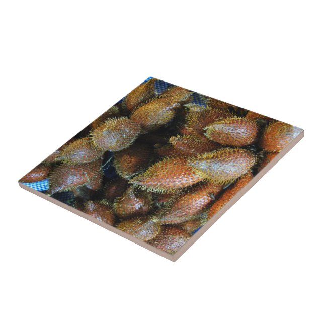 Salak [Snake Fruit] Ceramic Tile (Side)