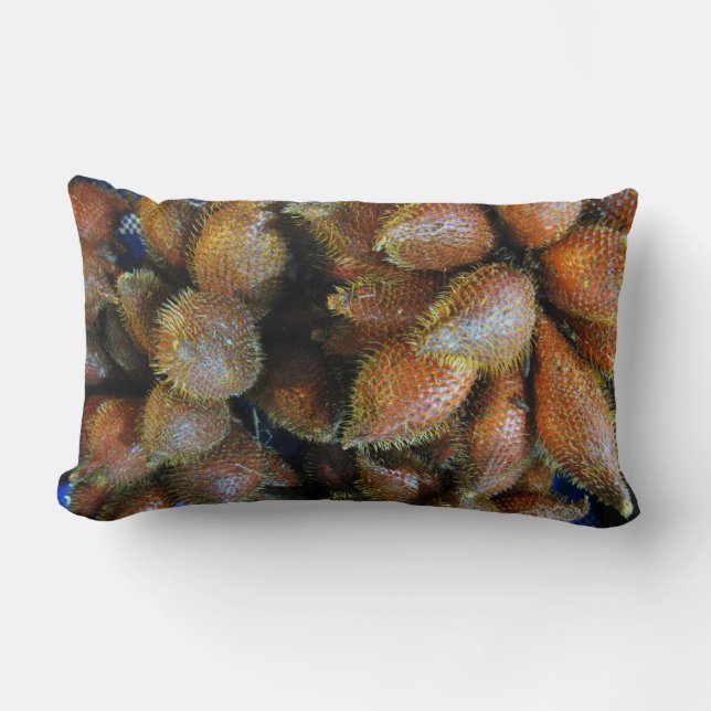 Salak [Snake Fruit] Lumbar Pillow (Front)