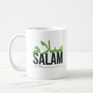 Salam Name Pronunciation and Meaning Coffee Mug