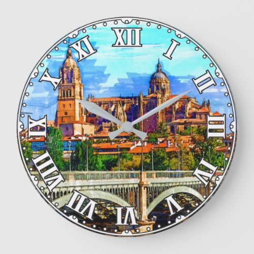 Salamanca  Castile and Leon Spain Large Clock