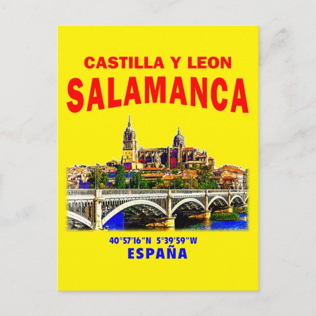 Salamanca / Castile and Leon, Spain. Postcard (Front)