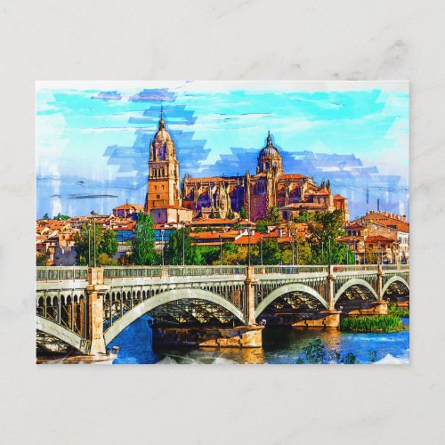 Salamanca  Castile and Leon Spain Postcard