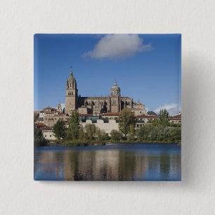 Salamanca Cathedrals and town Pinback Button