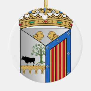 Salamanca (Spain) Coat of Arms Ceramic Ornament