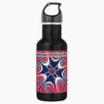 Salamander - Fractal Art Stainless Steel Water Bottle