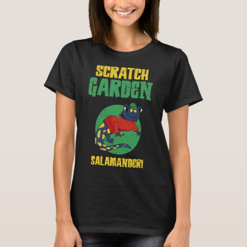 Salamander Scratch Garden Exotic Pet Amphibian Lov T_Shirt