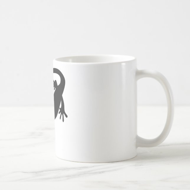 Salamander Silhouette Coffee Mug (Right)