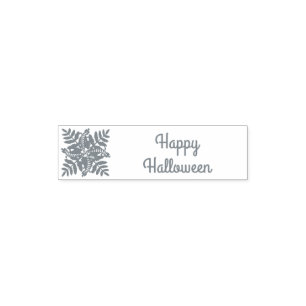 Salamanders and Fern leaves forest Custom Message Pocket Stamp