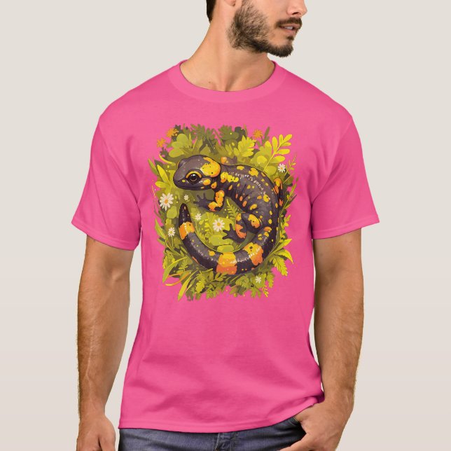 Salamanders Fire Salamander T-Shirt (Front)