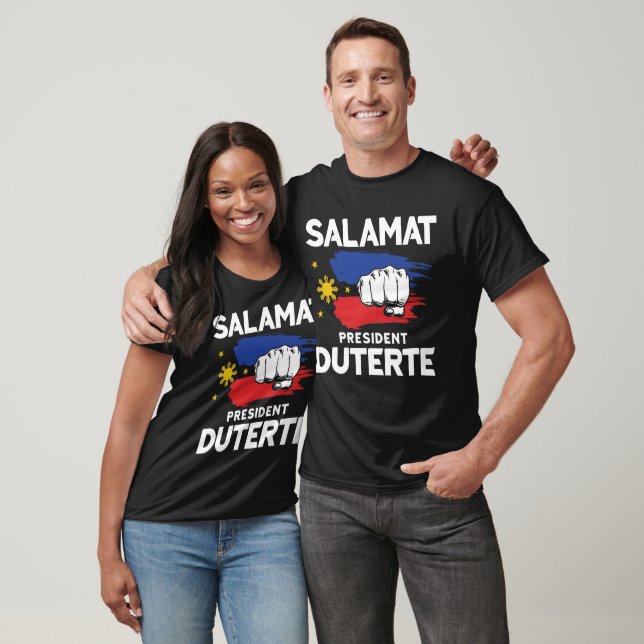 Salamat President Duterte T-Shirt (Unisex)