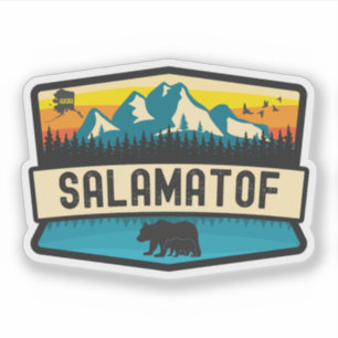 Salamatof, Alaska Sticker