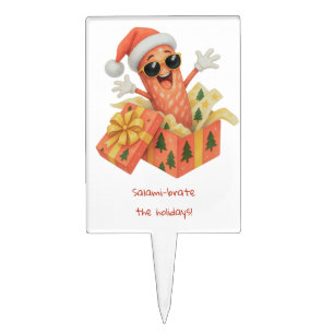 salami-brate the holidays! cake topper