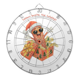 salami-brate the holidays! dart board