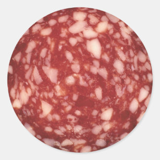 Salami Classic Round Sticker
