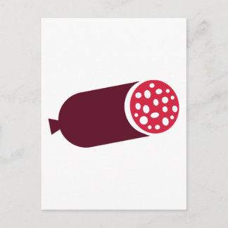 Salami Pepperoni sausage Postcard