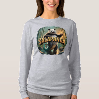 Salapanda Illustration – Salamander Panda Funny T-Shirt