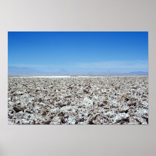 Salar de Atacama _ Atacama desert Chile Poster