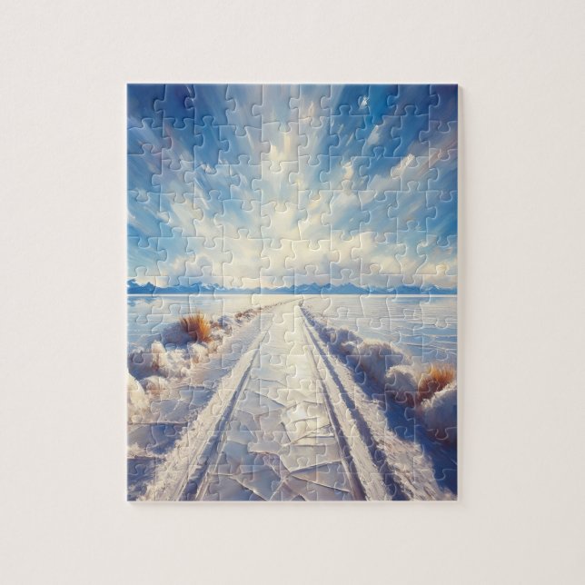 Salar de Uyuni, Bolivia Jigsaw Puzzle (Vertical)