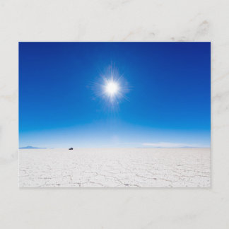 Salar de Uyuni, Bolivia. Postcard