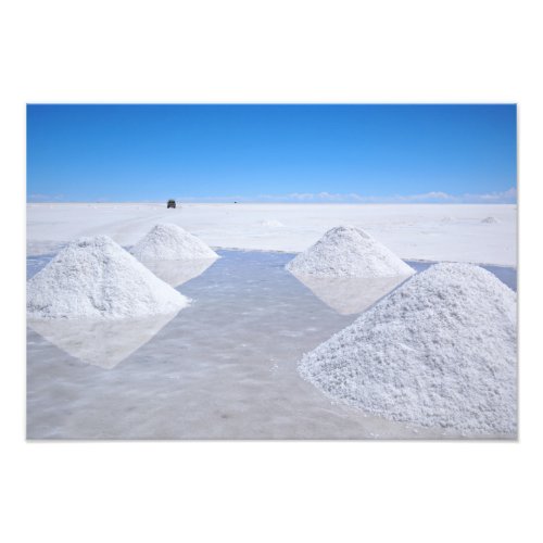 Salar de Uyuni salt flats photo print