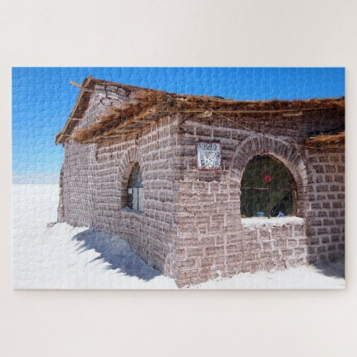 Salar de Uyuni salt hotel jigsaw puzzle