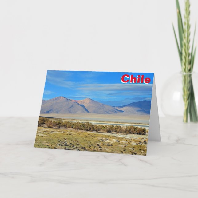 Salar del Huasco, Chile Card (Front)