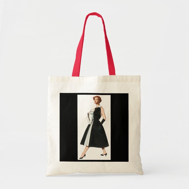 SALE - 1951 Mainbocher Shopping Tote (Front)