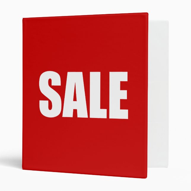 SALE 3 RING BINDER (Front/Inside)
