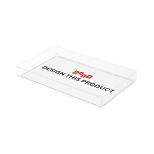 SALE! Acrylic Tray - Rectangle - Custom