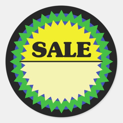 SALE ADD PRICE Retail Sale Sticker